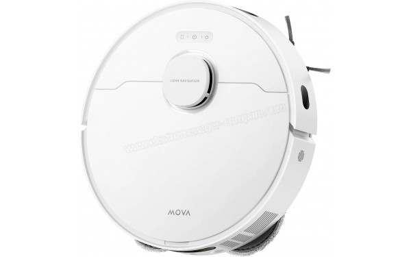 MOVA E40 Ultra Blanc - Vue de dessus 3/4 droite