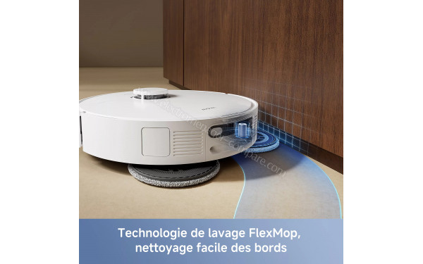 MOVA E40 Ultra Blanc - Technologie de lavage FlexMop