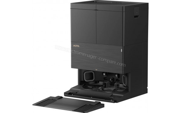 MOVA E50 Pro Ultra Noir - Vue de la station de chargement