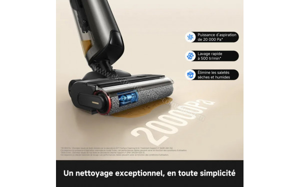 MOVA M10 Air Kit Noir - Puissance d'aspiration