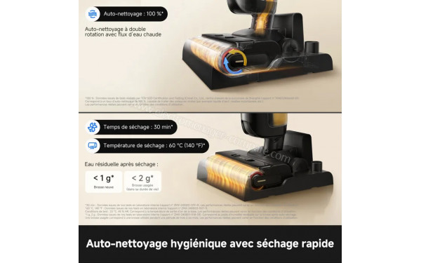 MOVA M10 Air Kit Noir - Auto-nettoyage hygi&eacute;nique avec s&eacute;chage rapide