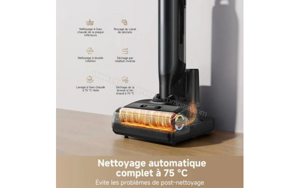 MOVA M10 Noir - Nettoyage automatique complet