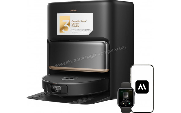 MOVA P50s Ultra Noir - Vue d'ensemble