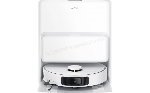 MOVA P50 Ultra Blanc - Vue de face sur la base de chargement