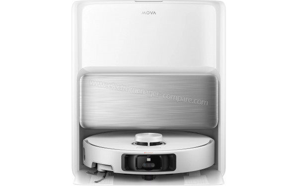 MOVA P70 Pro Ultra - Vue de face sur la station de chargement