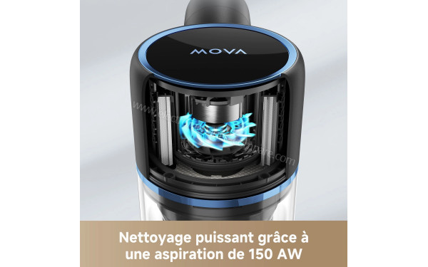 MOVA S4 detect - Puissance d'aspiration