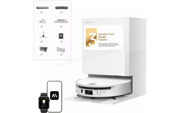 MOVA S70 Roller Blanc - Vue d'ensemble