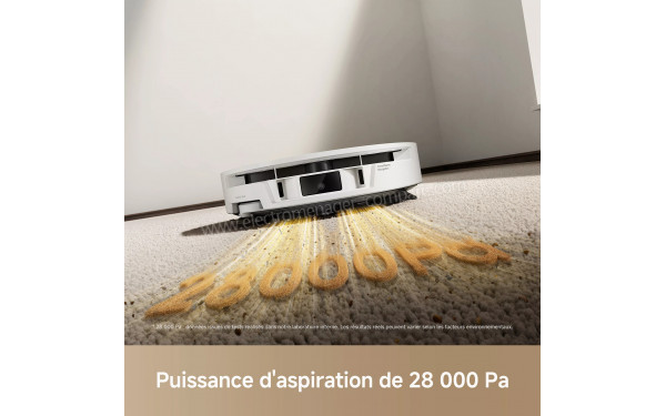 MOVA S70 Roller Blanc - Puissance d'aspiration