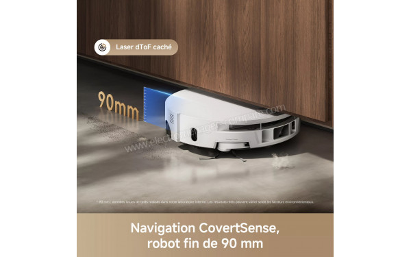 MOVA S70 Roller Blanc - Navigation CovertSense