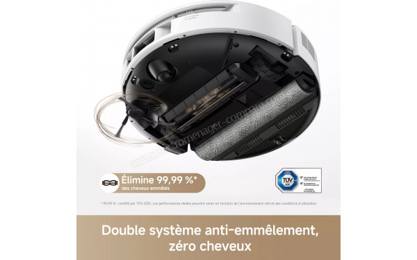 MOVA S70 Roller Blanc - Double syst&egrave;me anti-emm&ecirc;lement