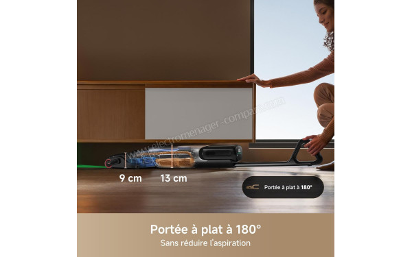 MOVA X4 Plus - Port&eacute;e &agrave; plat de 180&deg;