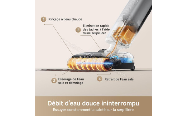 MOVA X4 Pro - D&eacute;bit d'eau douce ininterrompu