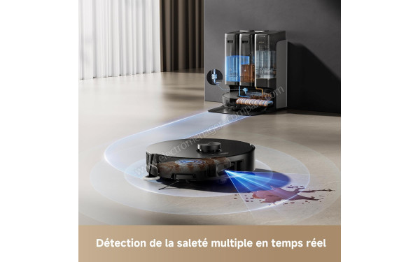 MOVA Z50 Ultra Noir - D&eacute;tection de la salet&eacute; multiple en temps r&eacute;el