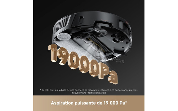 MOVA Z50 Ultra Noir - Puissance d'aspiration