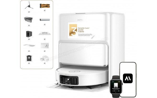 MOVA Z60 Ultra Roller Standalone Blanc - Accessoires