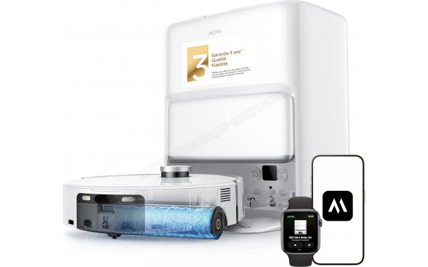 MOVA Z60 Ultra Roller Standalone Blanc - Vue d'ensemble