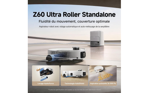 MOVA Z60 Ultra Roller Standalone Blanc - Mise en situation