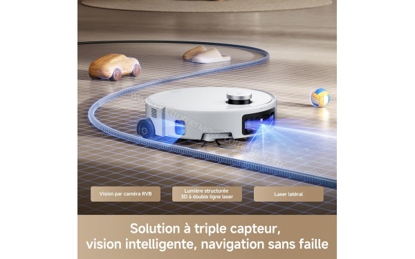 MOVA Z60 Ultra Roller Standalone Blanc - Solution &agrave; triple capteur