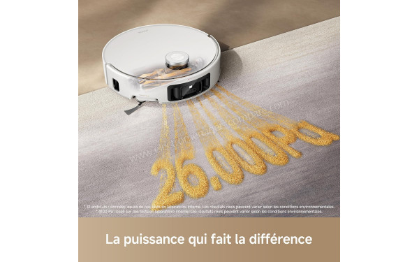 MOVA Z60 Ultra Roller Standalone Blanc - Puissance d'aspiration