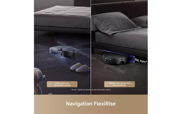 MOVA Z60 Ultra Roller Complete Noir - Navigateur FlexiRise