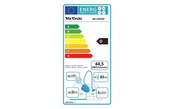 MX ONDA MX-AS2060 - &Eacute;tiquette &eacute;nergie