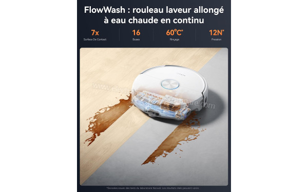 NARWAL Flow 2 Blanc - Syst&egrave;me de lavage FlowWash
