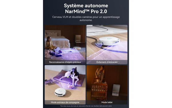 NARWAL Flow 2 Blanc - Syst&egrave;me autonome NarMind Pro 2.0