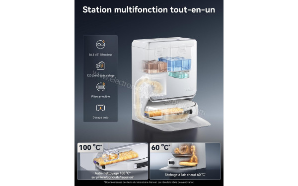 NARWAL Flow 2 Blanc - Station multifonction tout-en-un