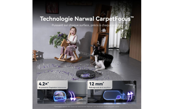 NARWAL Flow 2 Compact - Technologie Narwal CarpetFocus
