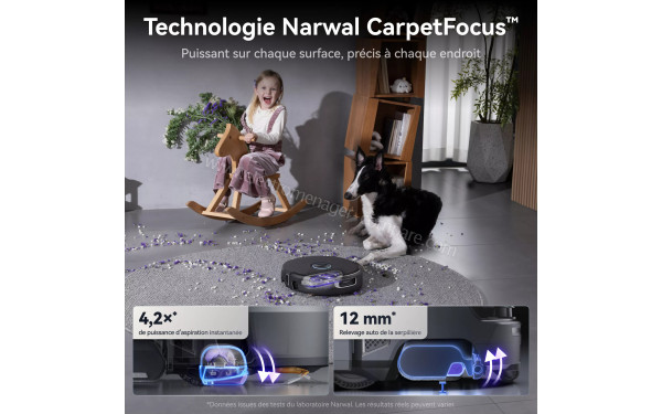 NARWAL Flow 2 Complete - Technologie CarpetFocus