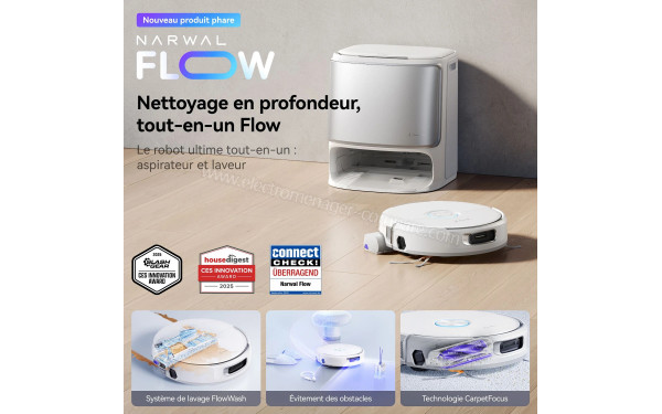 NARWAL Flow Complete Version Blanc - Mise en situation