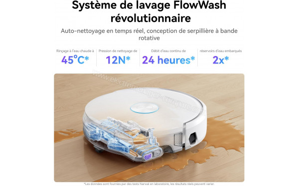NARWAL Flow Blanc - Syst&egrave;me de lavage FlowWash