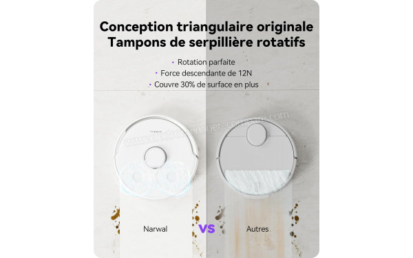 NARWAL Freo Blanc - Mise en situation