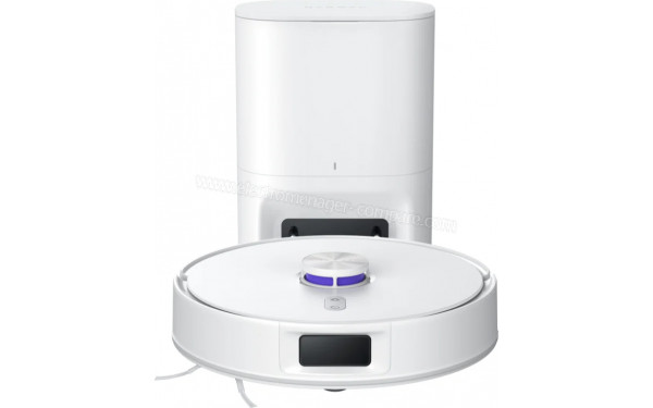 NARWAL Freo S Blanc - Vue de face sur la station de chargement