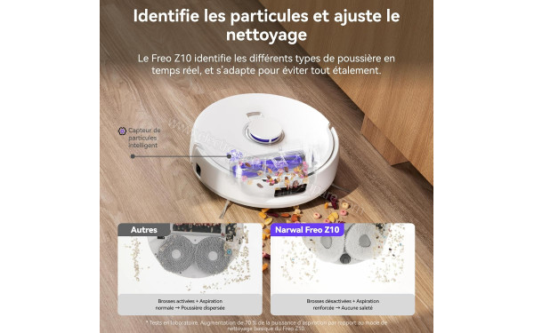 NARWAL Freo Z10 Blanc - Mise en situation