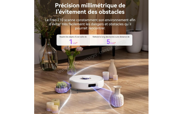 NARWAL Freo Z10 Blanc - Evitement des obstacles