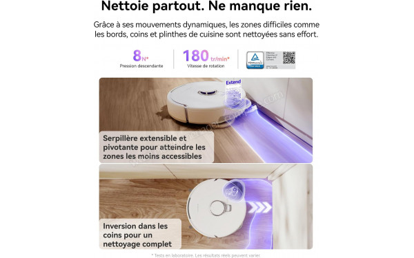 NARWAL Freo Z10 Blanc - Mise en situation