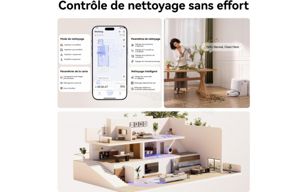 NARWAL Freo Z10 Blanc - Application pour smartphones ou tablettes