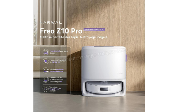 NARWAL Freo Z10 Pro Blanc - Mise en situation