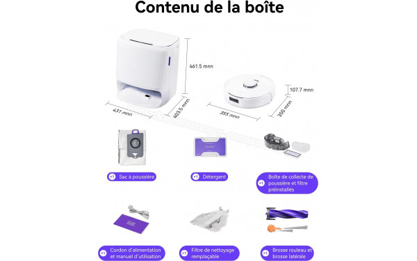 NARWAL Freo Z10 Pro Blanc - Accessoires