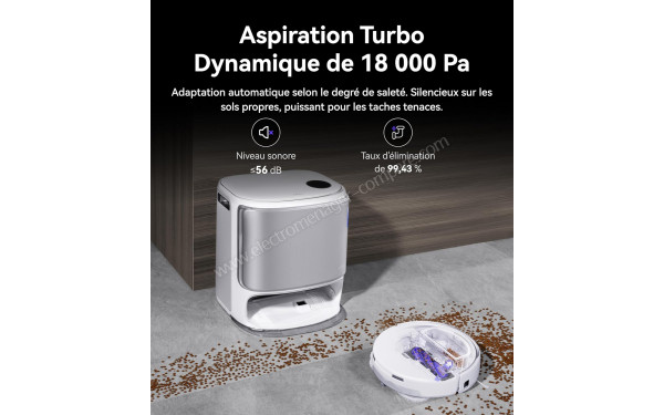 NARWAL Freo Z10 Ultra Blanc Argent&eacute; - Mise en situation