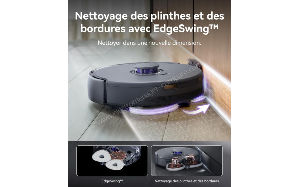 NARWAL Freo Z Ultra Noir - Technologie EdgeSwing