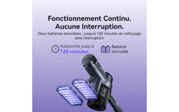 NARWAL V40 Station - Autonomie jusqu'&agrave; 120 minutes