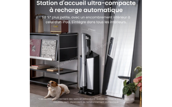 NARWAL V50 Cube - Station d'accueil ultra-compacte &agrave; recharge automatique