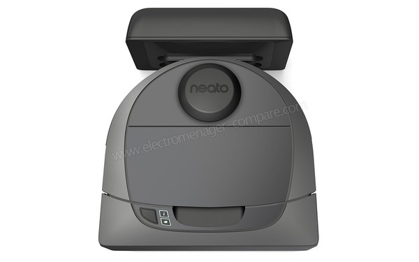 NEATO Botvac D3 Connected - Vue du dessus, avec base de chargement