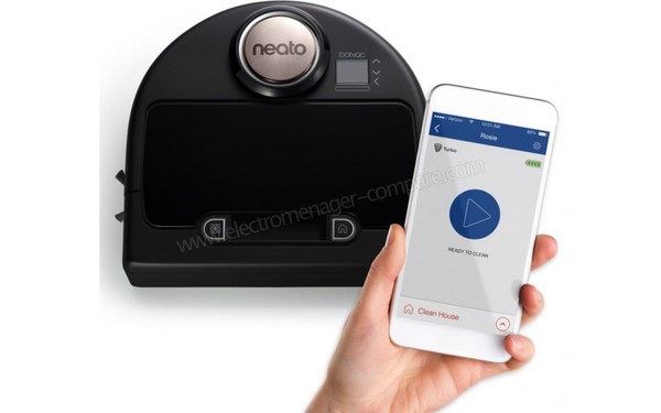 NEATO Botvac Connected - Connectivit&eacute; (cr&eacute;dit : Boulanger)