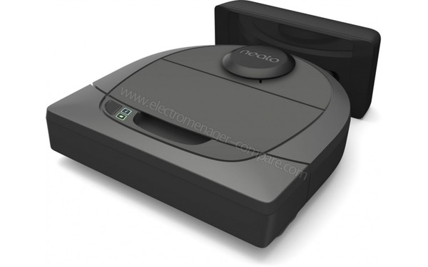 NEATO Botvac D3+ Connected - Vue avec base de chargement (cr&eacute;dit : Boulanger)