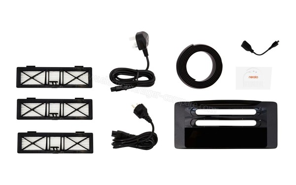 NEATO Botvac D5+ Connected - Accessoires (cr&eacute;dit : Boulanger)