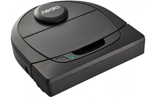 NEATO Botvac D404 Connected - Vue 3/4 gauche  (cr&eacute;dit : Boulanger)