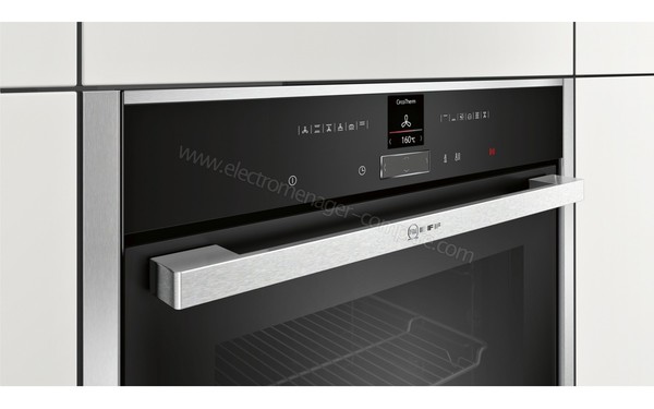 NEFF B17CR32N1 - Vue 3/4 gauche du bandeau